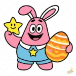 Patricio Easter Vector - Corte para Cricut y Silhouette Bob Esponja