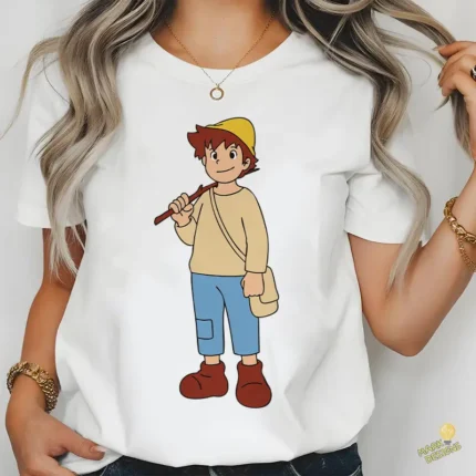 Pedro el Cabrero de Heidi con Bastón - Vector de Anime Clásico