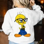 Piolín con Lentes y Look Urbano Moderno - Vector de Personaje Kawaii