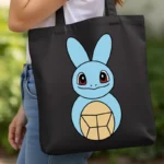 Squirtle de Pascua con Orejas de Conejo - Vector de Pokemón para Niños