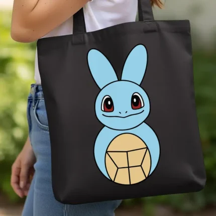 Squirtle de Pascua con Orejas de Conejo - Vector de Pokemón para Niños