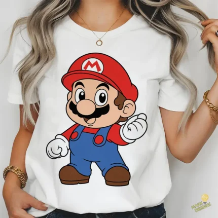 Super Mario Bros Clásico Nintendo Sonriente - Vector para Sublimación