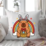 Vector Carpincho Kawaii Pascua - Ilustración de Conejo Carpincho para Sublimación