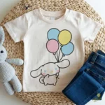 Vector Cinnamoroll Cumpleaños - Ilustración Kawaii para Camisetas y Sublimación