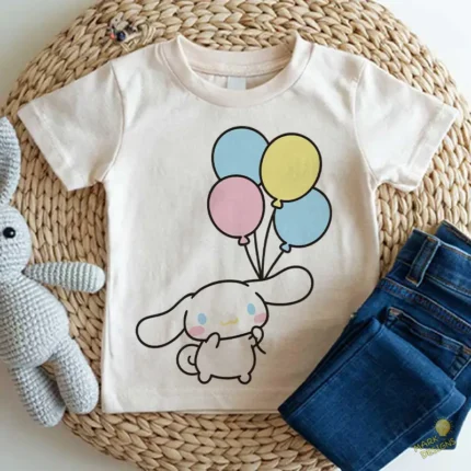 Vector Cinnamoroll Cumpleaños - Ilustración Kawaii para Camisetas y Sublimación