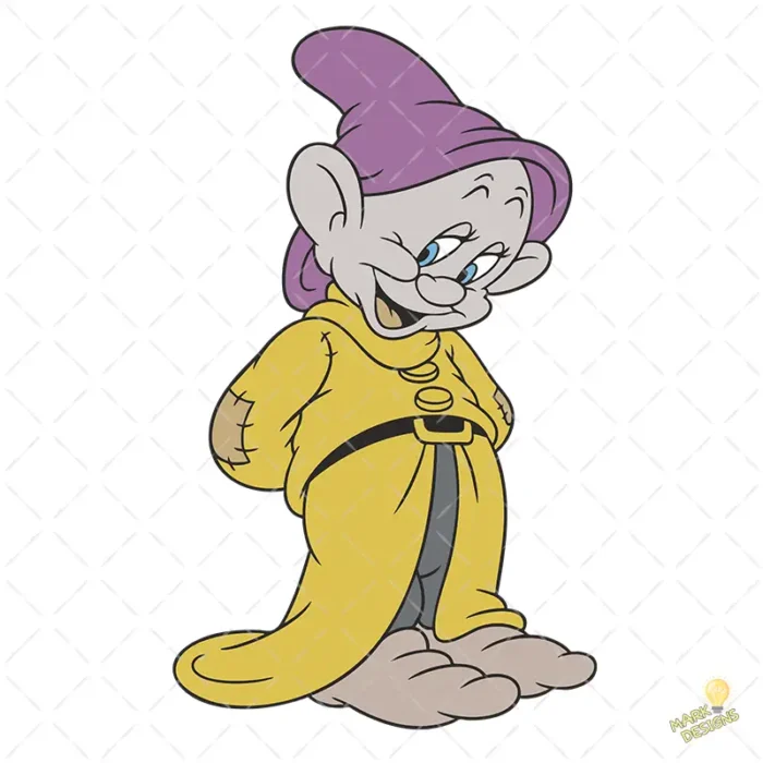 Vector Enanito Mudito para Sublimación SVG AI PNG Editable