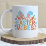 Vector Pascua Colorido - Ilustración Easter Vibes para Camisetas y Tazas