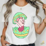 Vector Piglet Pascua - Ilustración de Winnie the Pooh para Camisetas Infantiles