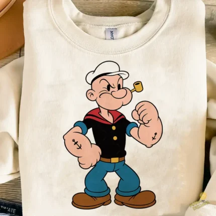 Vector Popeye para Sublimación y Corte SVG AI PNG Editable
