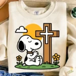 Vector Snoopy Cristiano - Ilustración de Fe para Camisetas y Sublimación