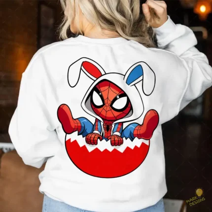 Vector Spiderman Pascua - Ilustración Infantil para Camisetas y Pegatinas