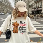 Vector Vaca con Lazo y Perlas - Ilustración Kawaii para Camisetas y Tazas