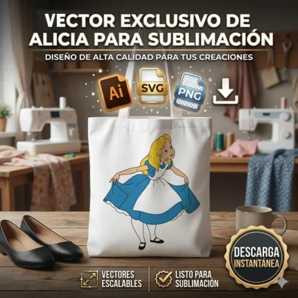Alicia Saludo Vector Editable SVG AI PNG Descarga Gratis