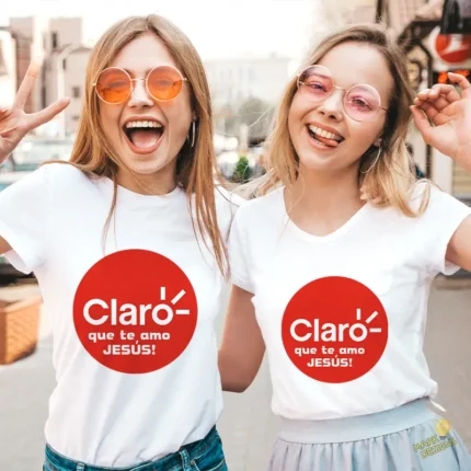 Claro que te amo Jesús Vector Estilo Logo para sublimación