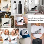 Conectados con Dios Vector Señal Cruz para sublimación