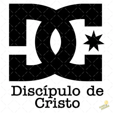 Discípulo de Cristo Estilo Logo DC Vector para sublimación