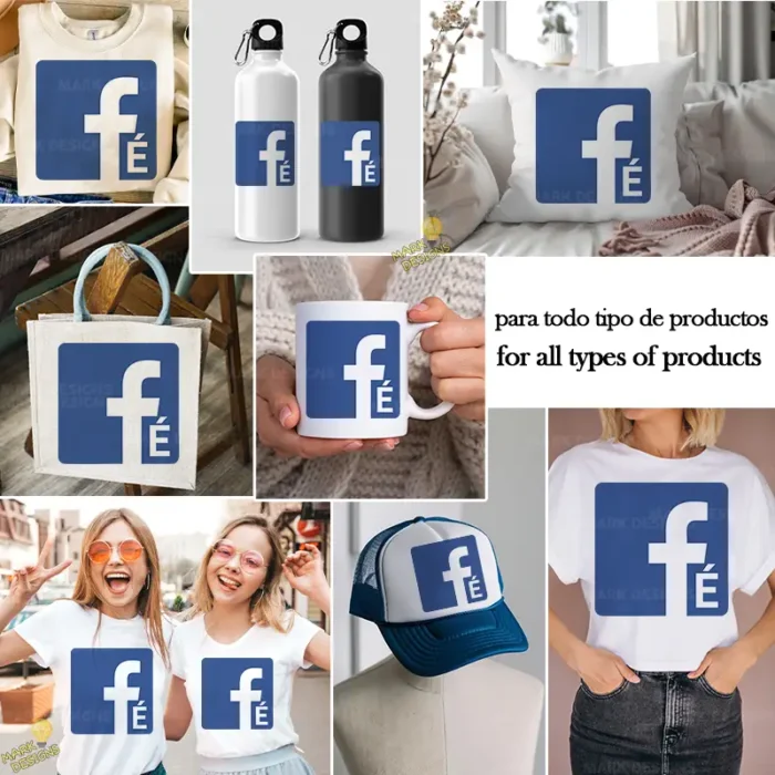 Diseño Cristiano Fé Vector Estilo Social Media para Sublimar