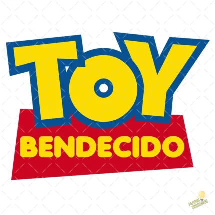 Diseño Cristiano Infantil Toy Bendecido Vector para Sublimar