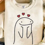 Diseño Flork Feliz con Corazones para Sublimar - Descarga Gratuita