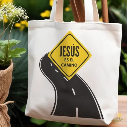 Diseño Logo Cristiano Jesús es el Camino Vector para Sublimar