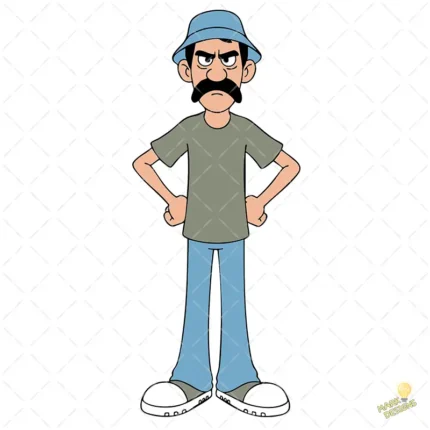 Don Ramón El Chavo Animado Vector Clásico de Sublimación