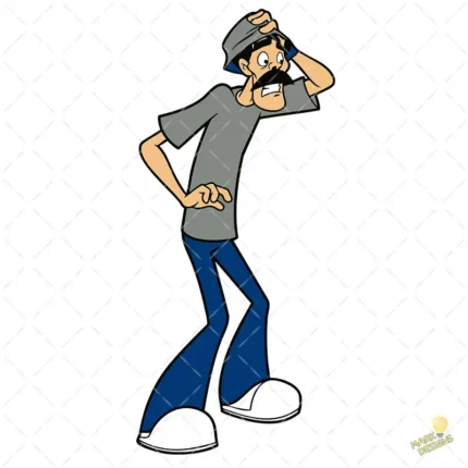 Don Ramón Pensativo El Chavo Animado Vector para Sublimación