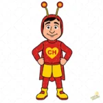 El Chapulín Colorado Animado Vector para Sublimación Clásico