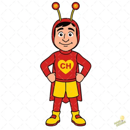 El Chapulín Colorado Animado Vector para Sublimación Clásico