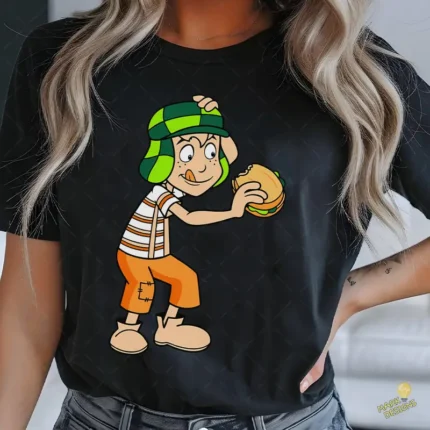 El Chavo del Ocho con Torta de Jamón Vector para Sublimación