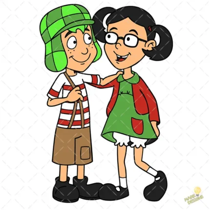 El Chavo y la Chilindrina Amigos Vector para Sublimación El Chavo