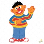 Enrique Plaza Sésamo Vector para Sublimación Personaje Infantil