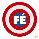 Escudo de la Fé Estilo Capitán América Vector para sublimación