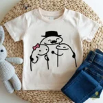 Flork Abuelo con Sombrero y sus dos Nietos Vector para Sublimar