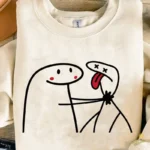 Flork Ahorcando a otro Vector para Sublimación de Humor Negro