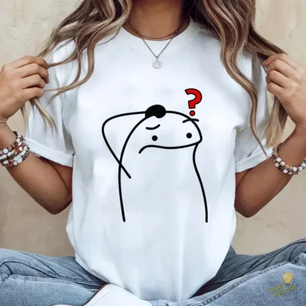 Flork Confundido Rascándose la Cabeza Vector para Sublimar