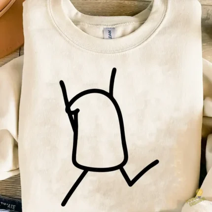 Flork Corriendo Desesperado con Brazos al Aire Vector para Sublimar