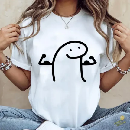 Flork Fuerte Presumiendo Músculos Vector para Sublimación Gym