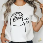 Flork Furioso con Manos de Garra Vector para Sublimación Humor