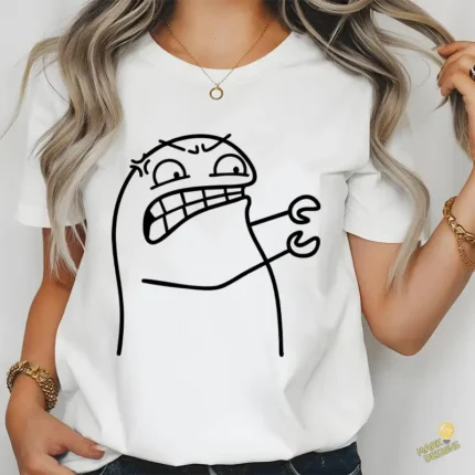 Flork Furioso con Manos de Garra Vector para Sublimación Humor