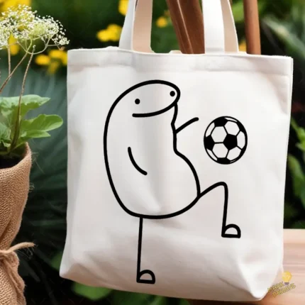 Flork Futbolista Dominando Pelota Vector deformito para Sublimar