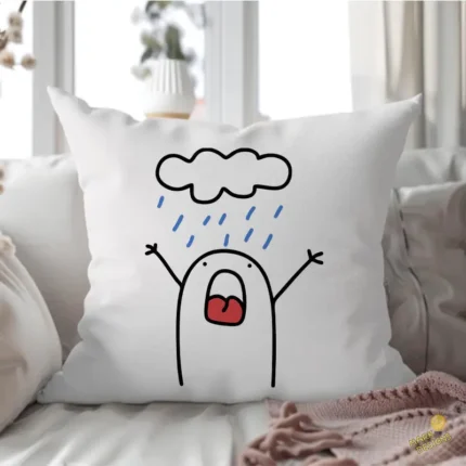 Flork Gritando bajo la Lluvia Vector para Sublimación de Humor