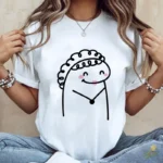 Flork Mujer Coqueta con Cabello Rizado y Collar Vector para Sublimar