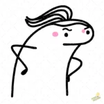 Flork Mujer Enojada con Manos en la Cintura Vector para Sublimar