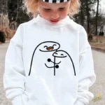 Flork Papá con Bigote Abrazando a su Hijo Vector para Sublimar