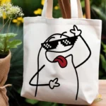 Flork Thug Life con Lentes Pixelados y Lengua Afuera Vector