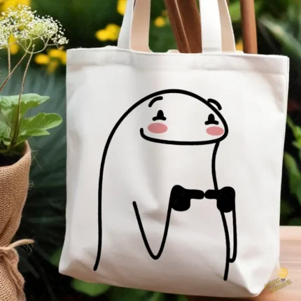 Flork Tímido Juntando los Dedos Vector para Sublimación