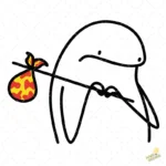 Flork con Bolsito al Hombro Vector para Sublimación de Viajes