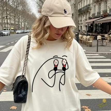 Flork con Ojos Rojos e Insomnio Vector para Sublimación