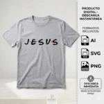 Free Diseño Jesús Tipografía Friends Vector Cristiano para sublimación
