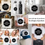 GRATIS Diseño Alto Contenido de Fe Sello Vector para sublimación